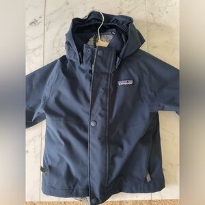 Navy Patagonia toddler winter jacket